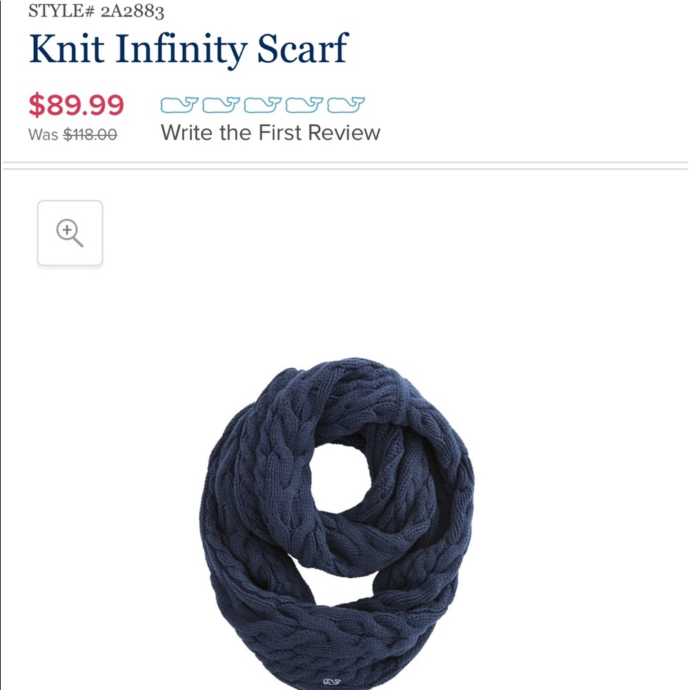 ISO vineyard vines navy infinity scarf